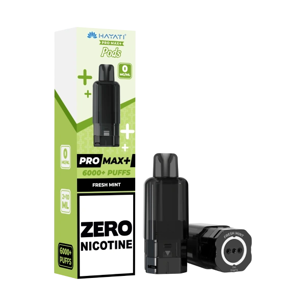 Fresh Mint Hayati Pro Max Plus 6000 Prefilled Pod Zero Nicotine
